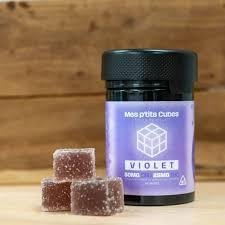 Gummies CBD et THC, galaxie grape Mes p'tits cubes